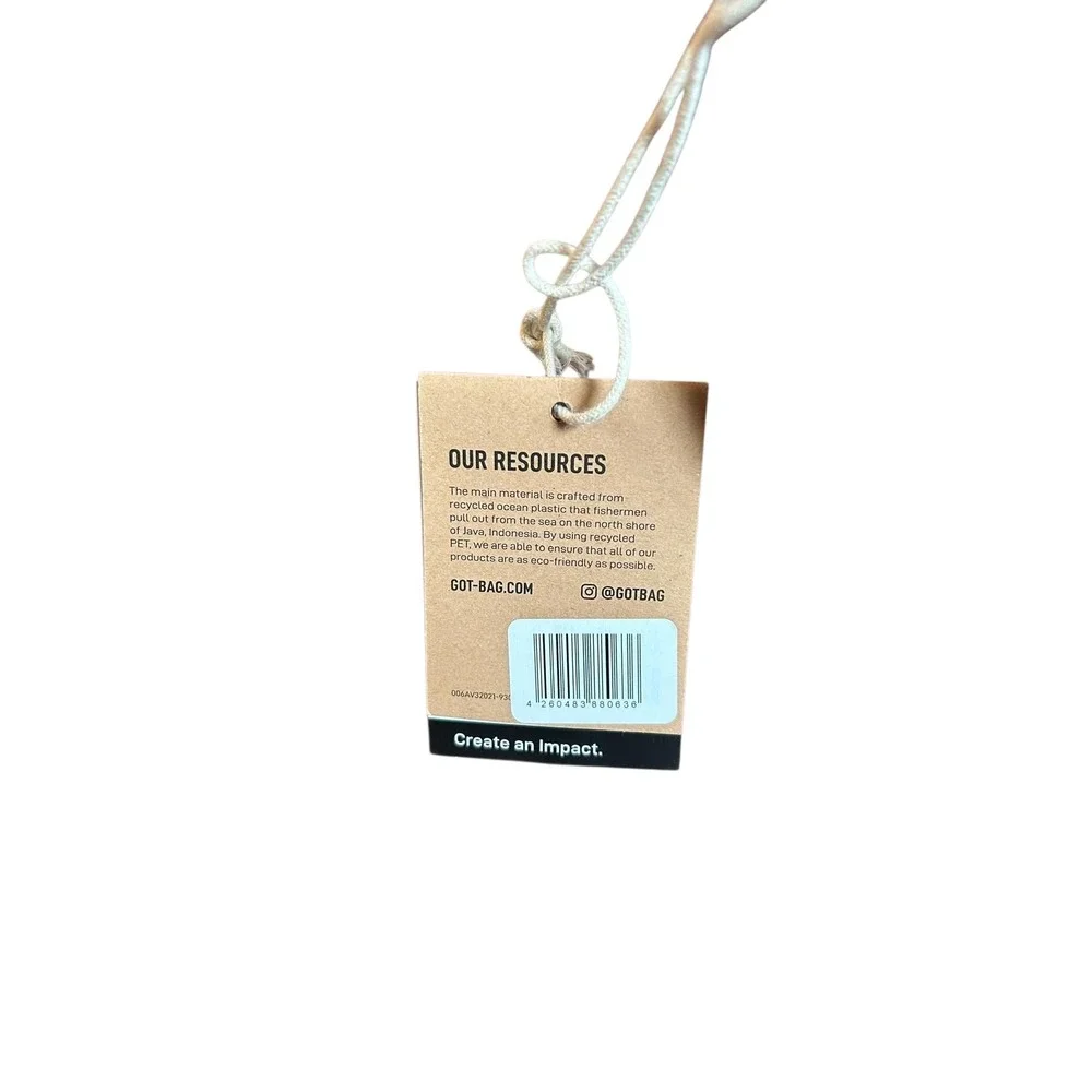GOT BAG‎ Recycled Ocean Impact Plastic Zipper Pouch Cosmetic Bag